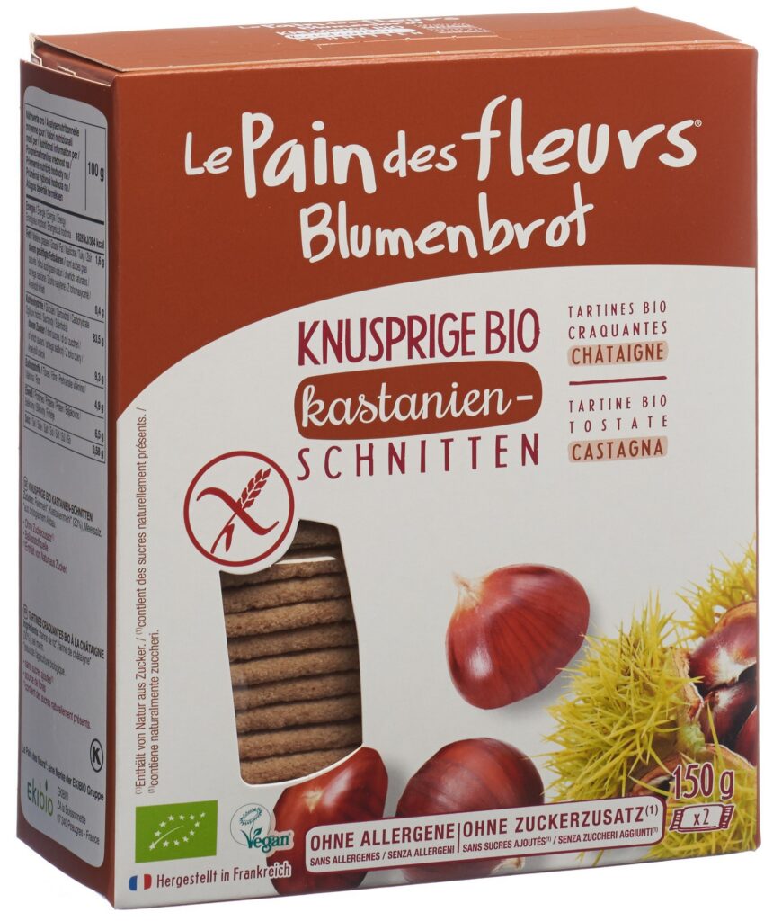 LE PAIN DES FLEURS tart croq chât bio s gl n 150 g