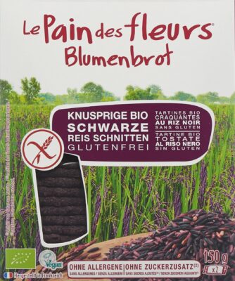 LE PAIN DES FLEURS tartines croq riz noir 150 g