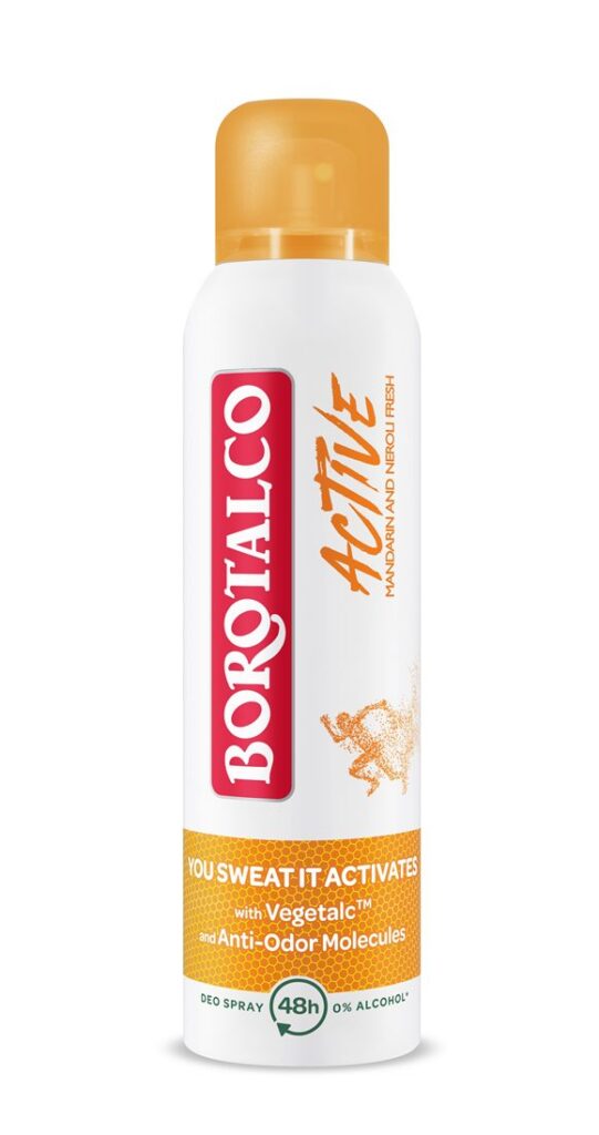 BOROTALCO Deo Active spray mandar néro 150 ml