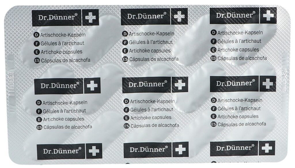 DÜNNER artichaut fonction hépatiq caps (nv) 30 pce
