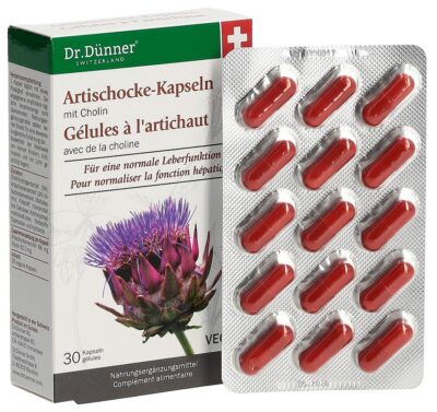 DÜNNER artichaut fonction hépatiq caps (nv) 30 pce