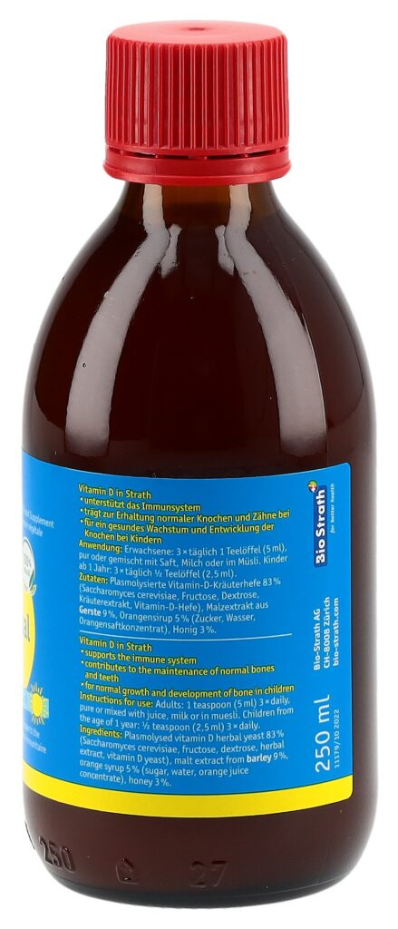STRATH Original liq Fortifiant avec vit D 250 ml