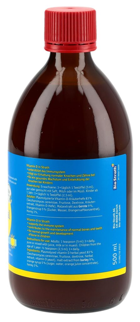 STRATH Original liq Fortifiant avec vit D 500 ml