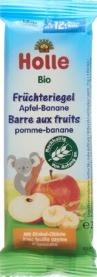 HOLLE barre fruits pomme banane bio 25 g