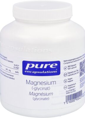 PURE Glycinate de magnésium caps bte 180 pce