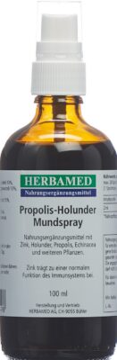 HERBAMED Spray buccal propolis-sureau 100 ml