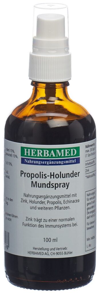 HERBAMED Spray buccal propolis-sureau 100 ml