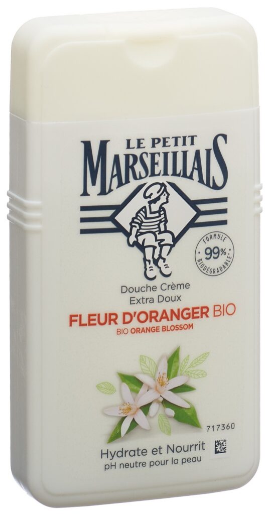 LE PETIT MARSEILLAIS douche cr BIO fl orang 250 ml