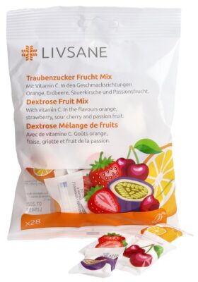 LIVSANE sucre de raisin mélange fruits sach 28 pce