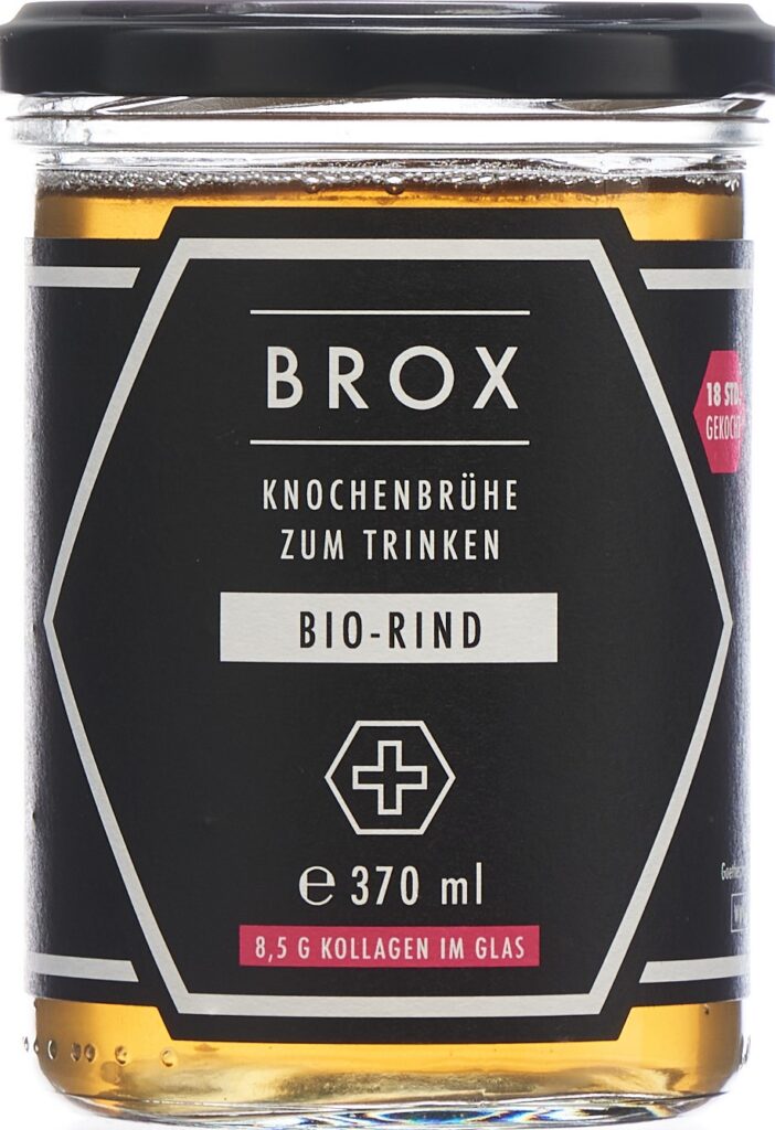 BROX bouillon d'os de boeuf verre 370 ml