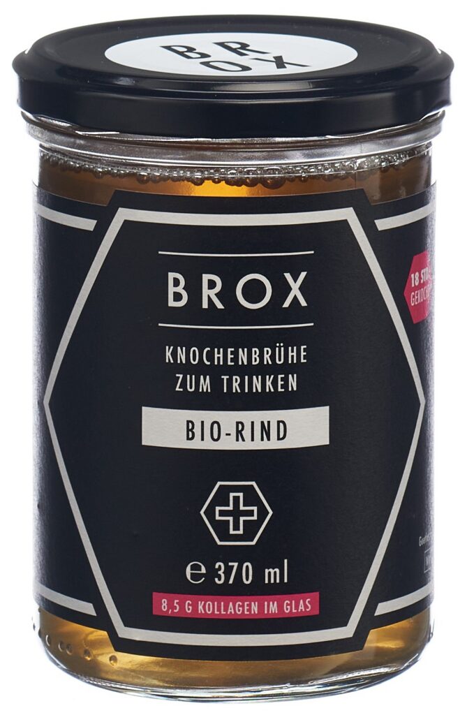 BROX bouillon d'os de boeuf verre 370 ml