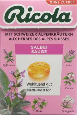 RICOLA bonbons sauge ss as box 50 g