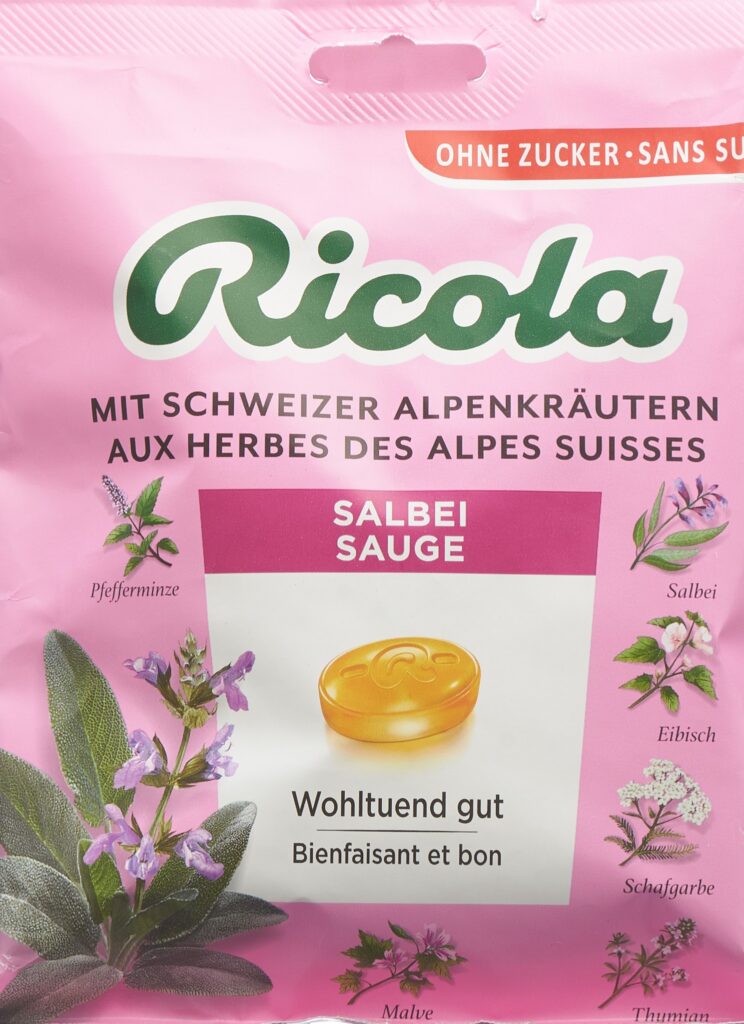 RICOLA bonbons sauge ss as sach 125 g