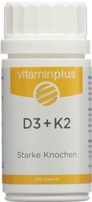 VITAMINPLUS D3+K2 caps bte 120 pce