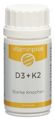 VITAMINPLUS D3+K2 caps bte 120 pce