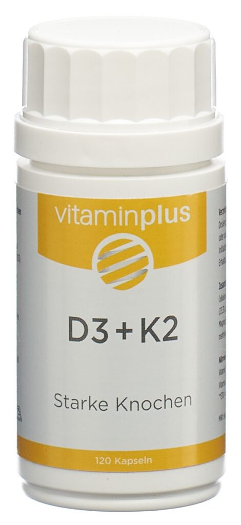 VITAMINPLUS D3+K2 caps bte 120 pce