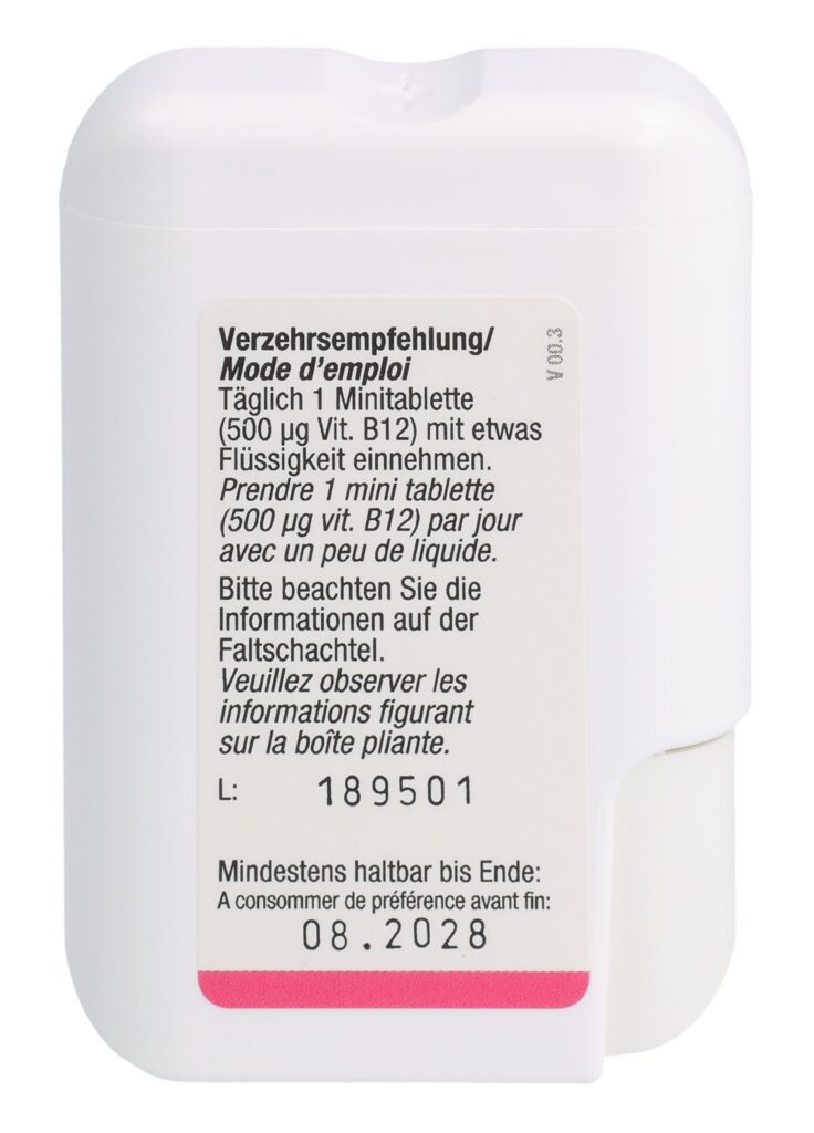 BURGERSTEIN Vitamin B12 Boost cpr mini 100 pce