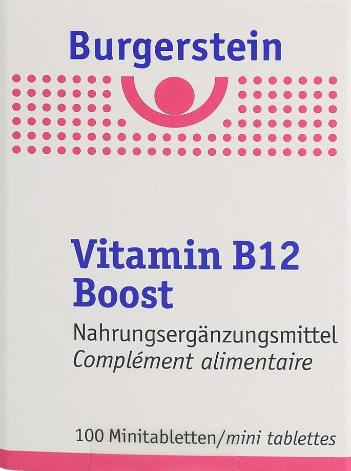 BURGERSTEIN Vitamin B12 Boost cpr mini 100 pce