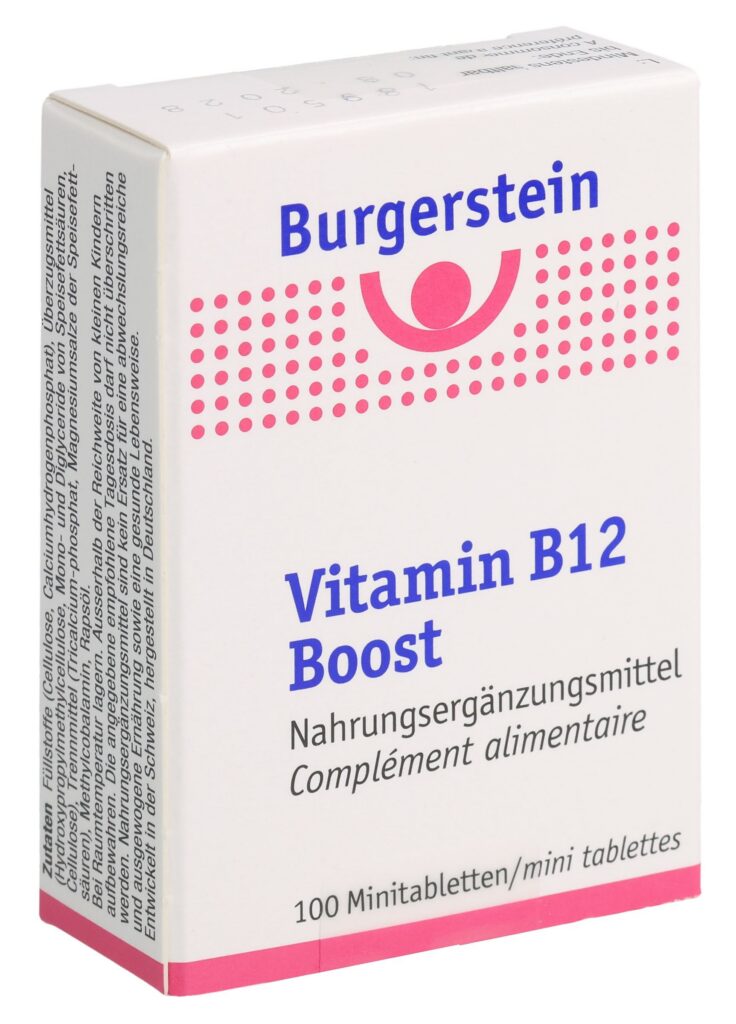 BURGERSTEIN Vitamin B12 Boost cpr mini 100 pce