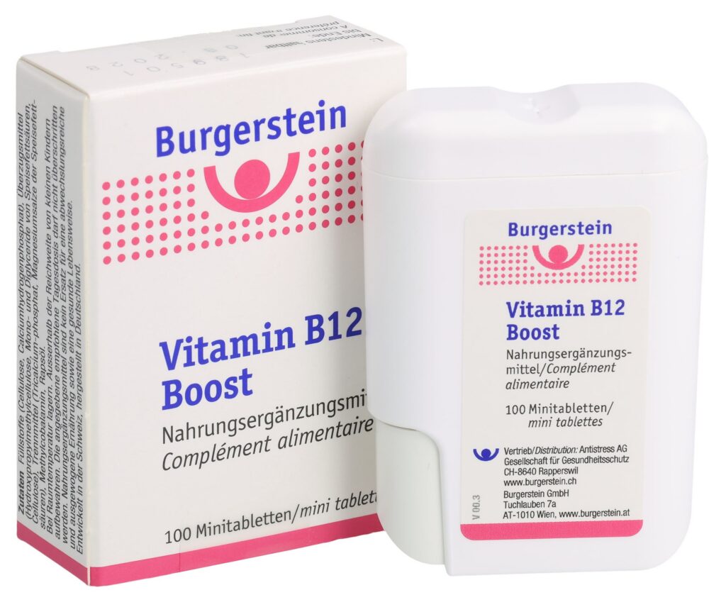 BURGERSTEIN Vitamin B12 Boost cpr mini 100 pce