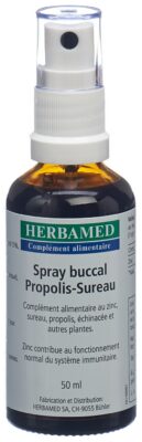 HERBAMED Spray buccal propolis-sureau 50 ml
