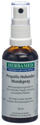 HERBAMED Spray buccal propolis-sureau 50 ml