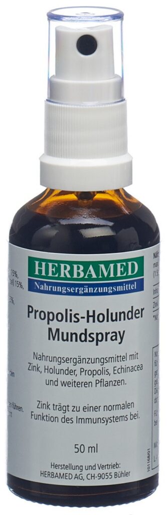 HERBAMED Spray buccal propolis-sureau 50 ml