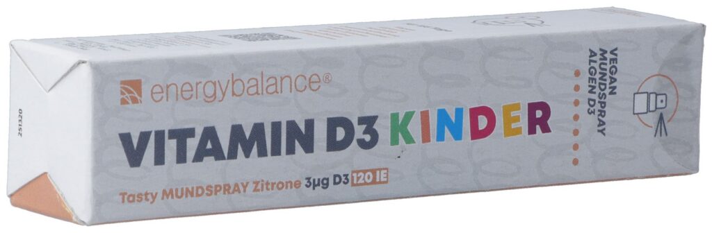 ENERGYBALANCE vit D3 enf spr buc 3 mcg citr 25 ml