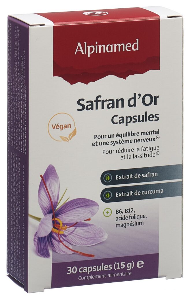 ALPINAMED Safran d'or caps 30 pce