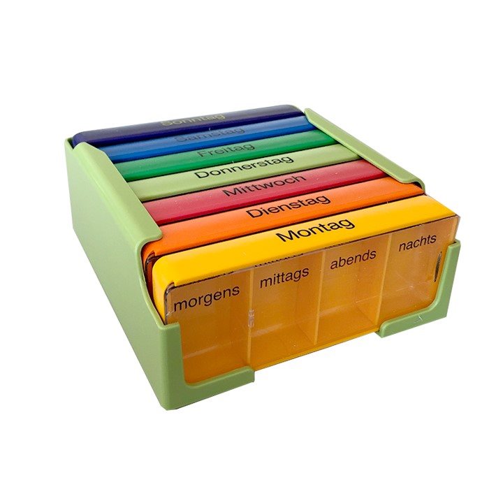 SAHAG Medi-7 pilulier 7 jours 4 cases jo multi all