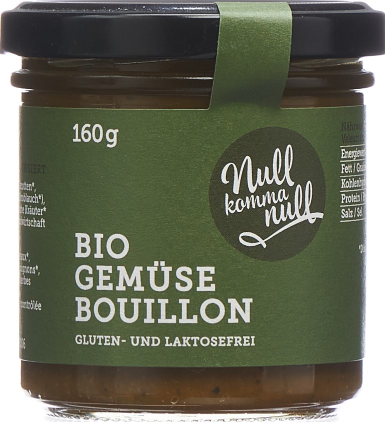 NULLKOMMANULL Bouillon de légumes verre 160 g