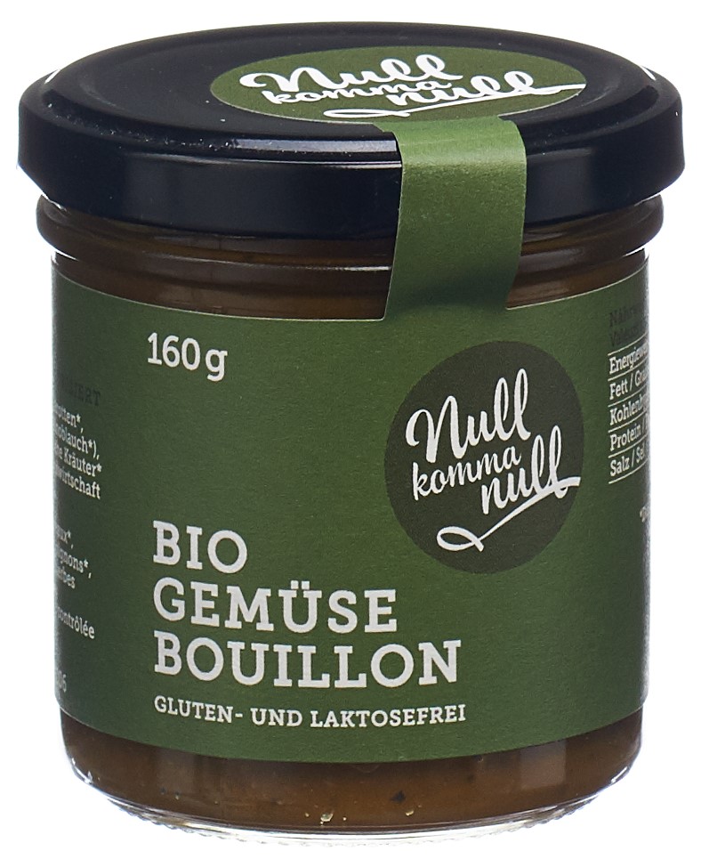 NULLKOMMANULL Bouillon de légumes verre 160 g