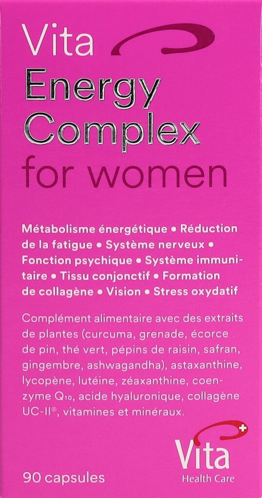 VITA ENERGY COMPLEX for women caps verre 90 pce