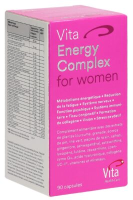 VITA ENERGY COMPLEX for women caps verre 90 pce