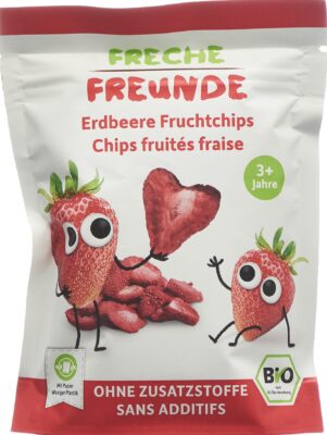 FRECHE FREUNDE chips fruits de fraises 12 g