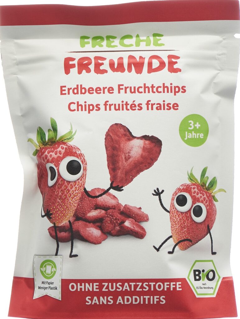 FRECHE FREUNDE chips fruits de fraises 12 g