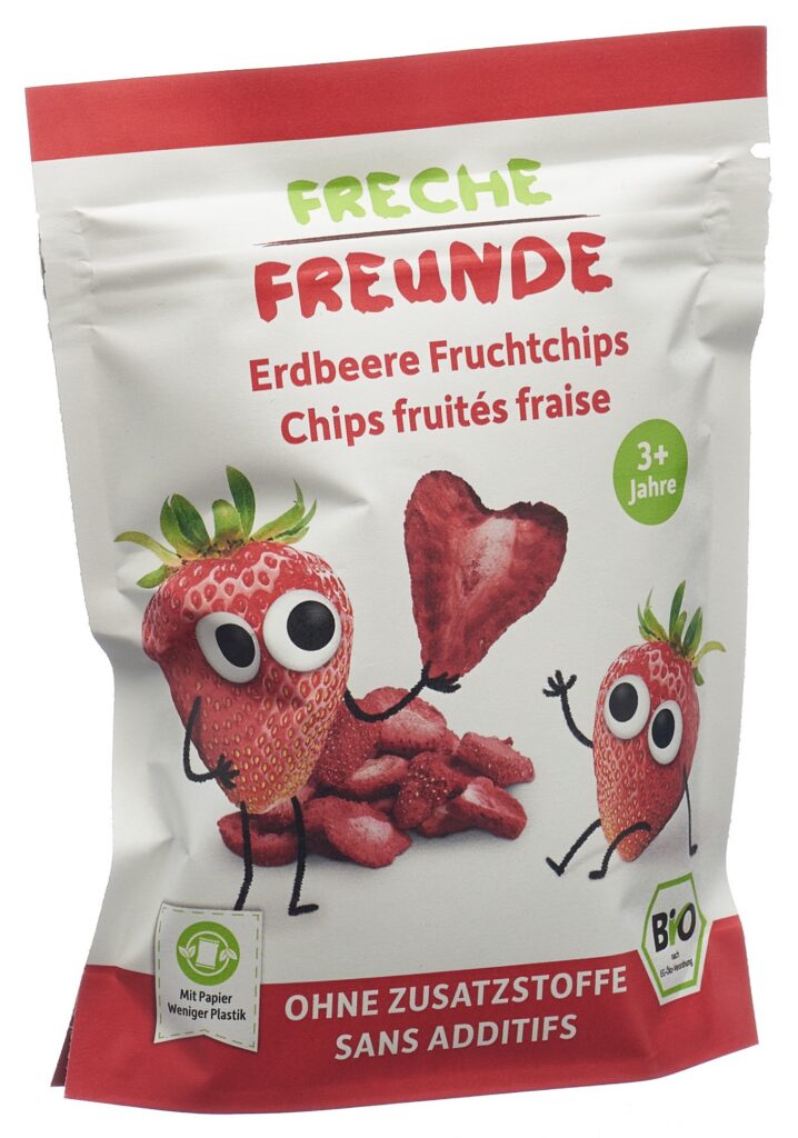 FRECHE FREUNDE chips fruits de fraises 12 g