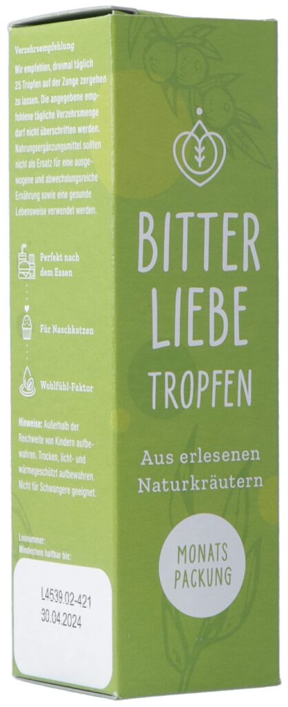 BITTERLIEBE gouttes fl pip 50 ml
