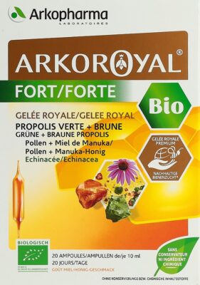 ARKOROYAL gelée royale fort bio 20 amp buv 10 ml