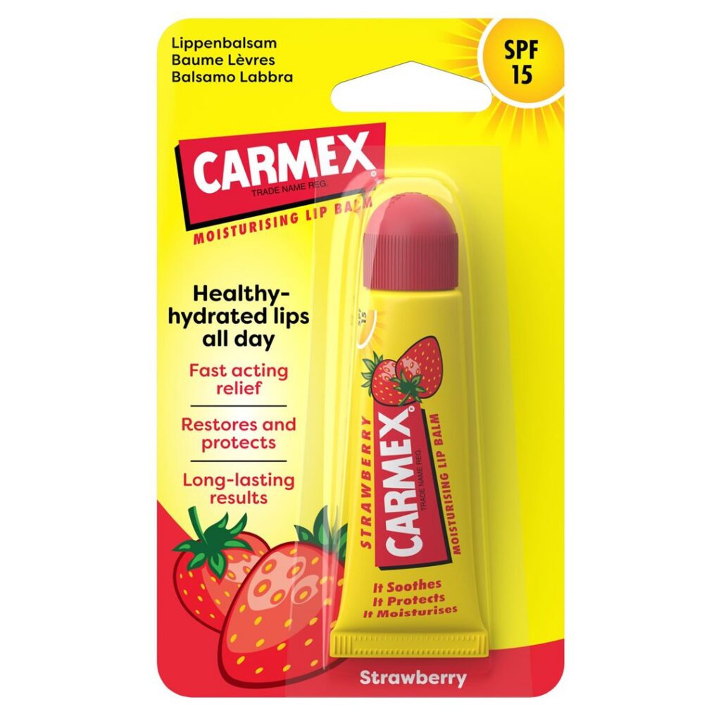 CARMEX baume lèvres strawberry SPF15 tb 10 g
