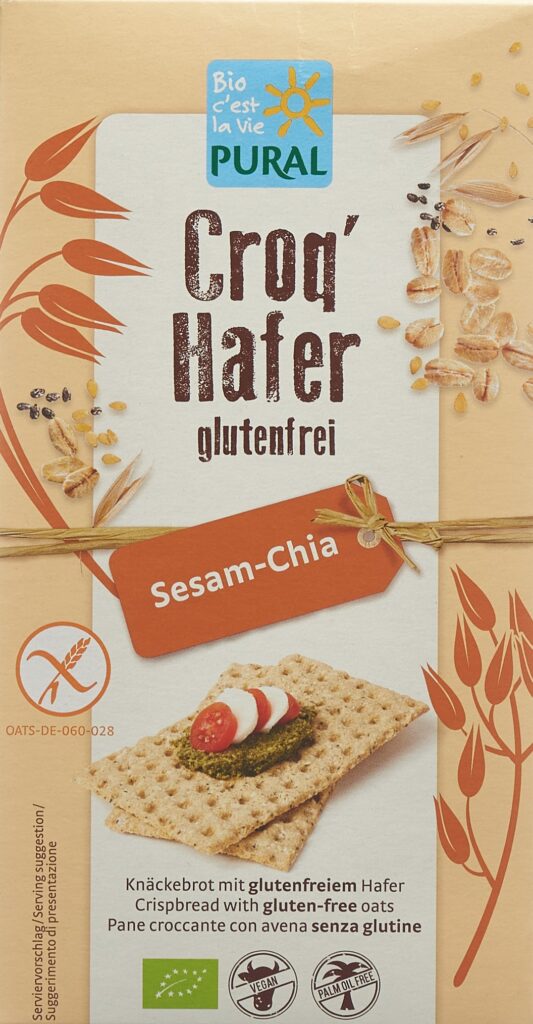 PURAL Croq'Hafer Sesam Chia glutenfrei 160 g