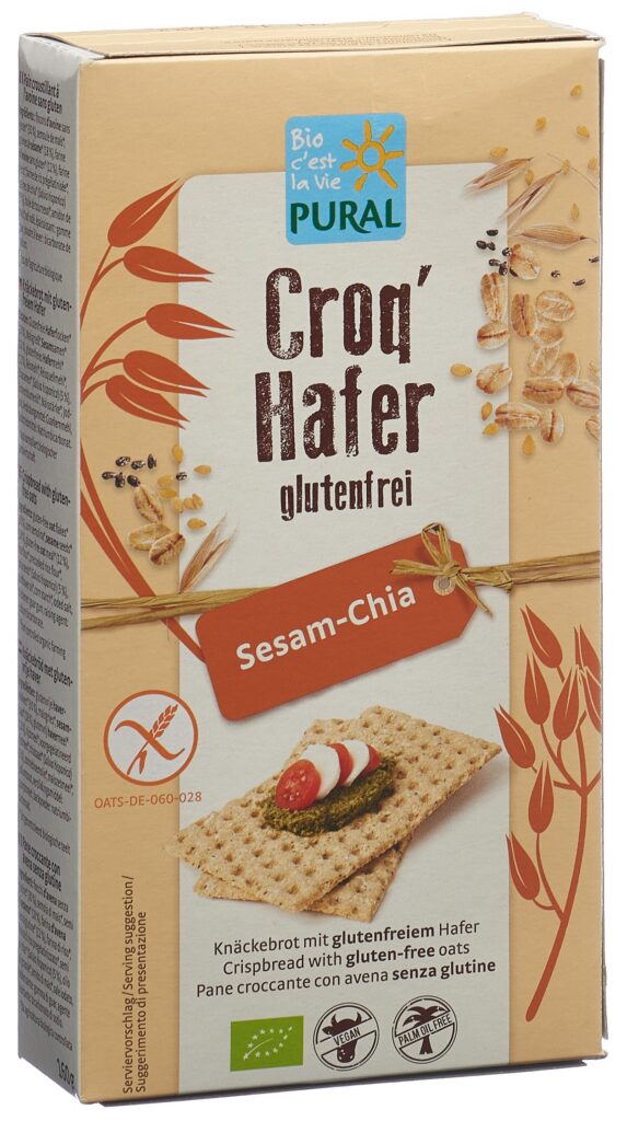 PURAL Croq'Hafer Sesam Chia glutenfrei 160 g
