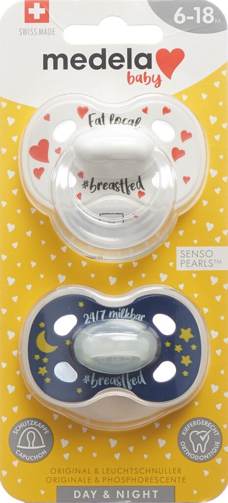 MEDELA Baby Nuggi Day&Night 6-18 breastfed 2 Stk