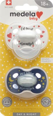 MEDELA Baby Sucette Day&Night 18+ breastfed 2 pce