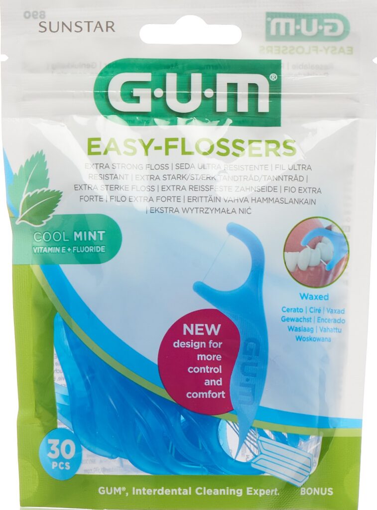 GUM Easy-Flossers sticks cool mint 30 pce