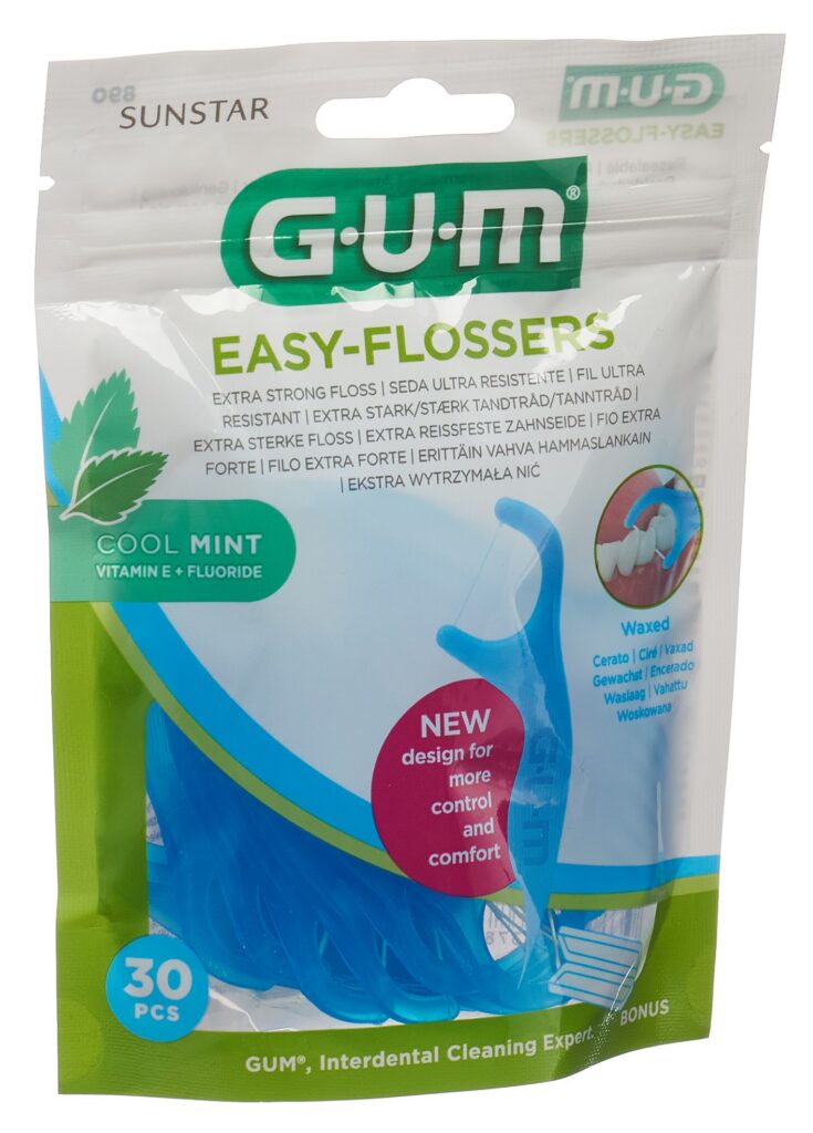 GUM Easy-Flossers sticks cool mint 30 pce