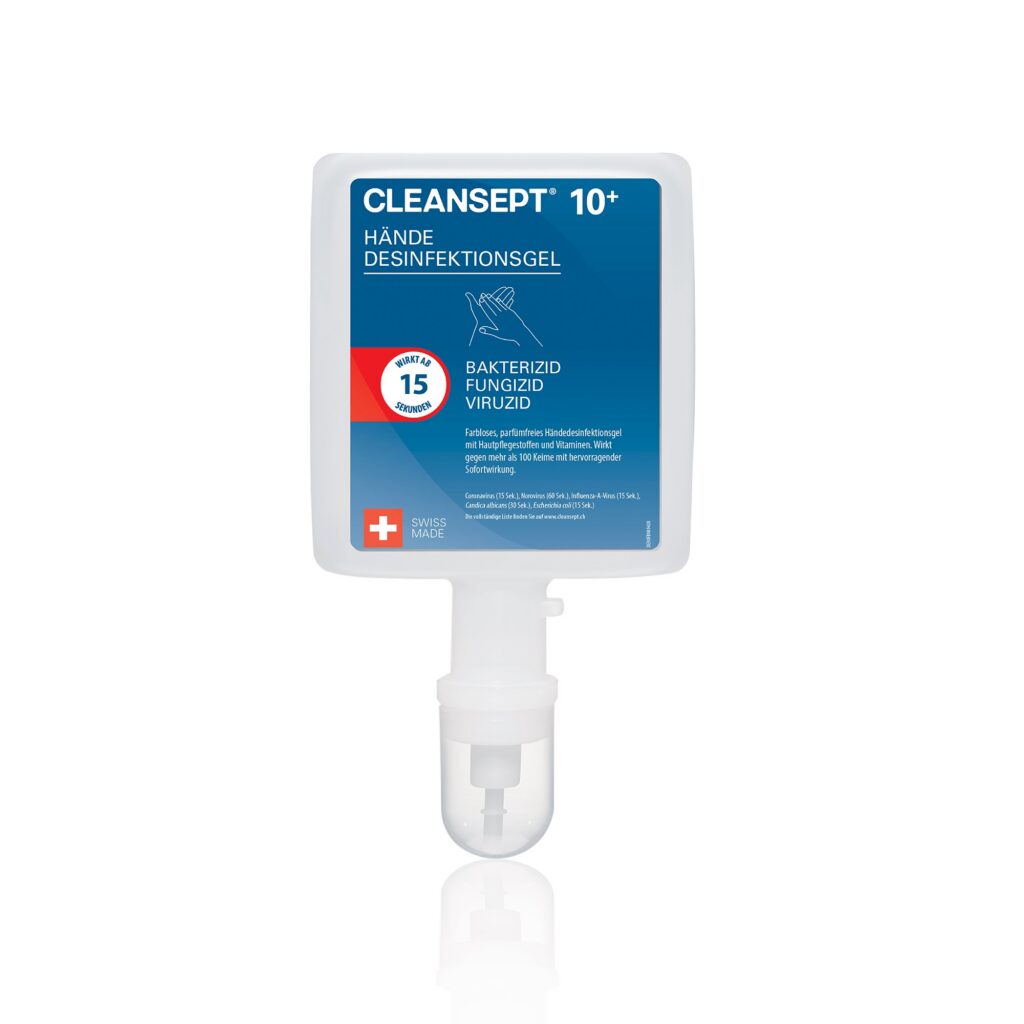 CLEANSEPT 10+ gel cartouche 10 x 1000 ml