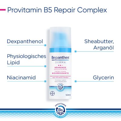 BEPANTHEN DERMA crème visage nourrissante 50 ml