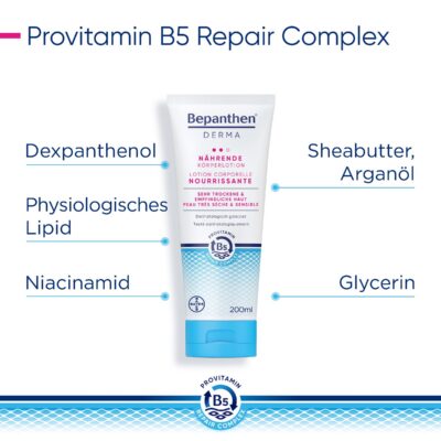 BEPANTHEN DERMA lot corporelle nourrissante 200 ml
