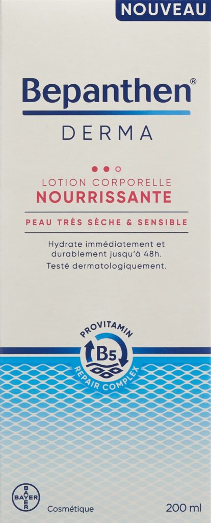 BEPANTHEN DERMA lot corporelle nourrissante 200 ml